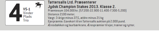 Triple til Stald Olsen med Verglacial, Smokey Storm og Gallant File Triple til Stald Olsen med Verglacial, Smokey Storm og Gallant File