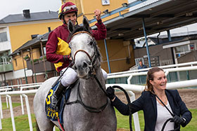 Pjerrot (USA). Foto: Stefan Olsson, Svensk Galopp