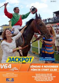 Program for Jägersro Galopp søndag 4. november 2012 Program for Jägersro Galopp søndag 4. november 2012