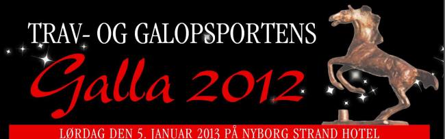 invitation til Hestesportens Galla 2012 på Nyborg Strand Hotel, Nyborg