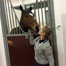 Liber ses her i selskab med Tine Hansen, vel ankommet til Dubai december 2015