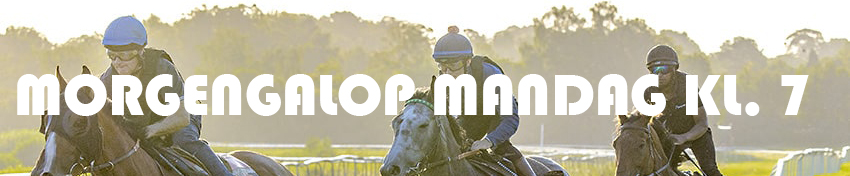 Spot årets derbyvinder under morgengalop mandag den 31. juli fra kl 07.00